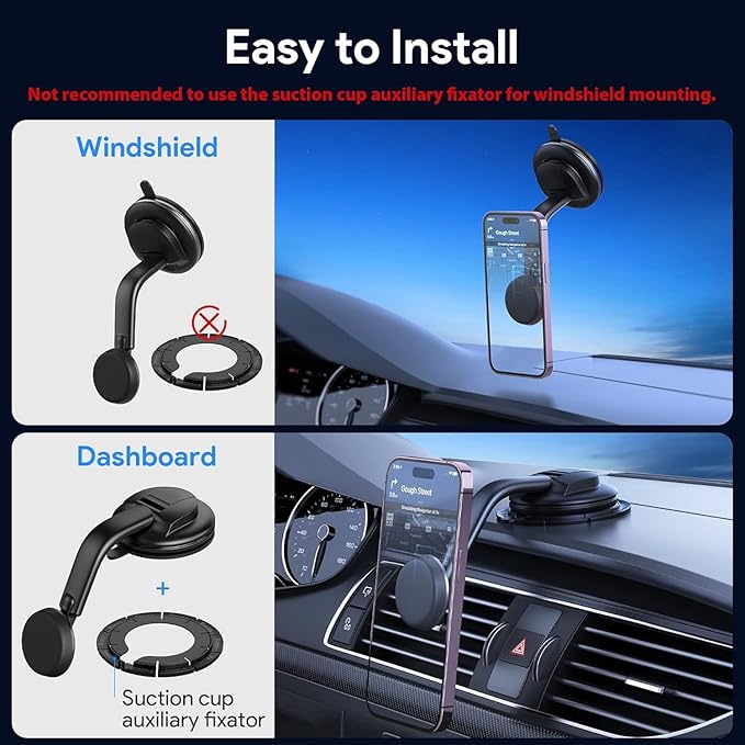 Magnetic Car Phone Holder Hanging